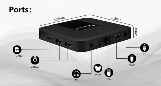 Amlogic S905 OTT Android TV Box TX3 Mini 2G 16G 4K H.265 2.4G स्ट्रीमर रिसीवर