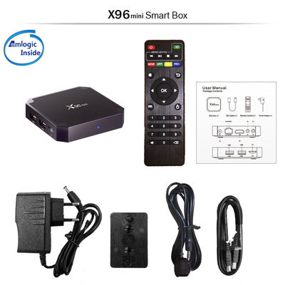 X96 मिनी Amlogic S905W क्वाड कोर OTT Android टीवी बॉक्स 2GB 16GB 2.4GHz WiFi Android 9.0