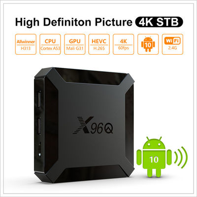 X96Q स्मार्ट ऑलविनर OTT Android TV बॉक्स H313 क्वाड कोर 2GB 16GB वॉयस कंट्रोल