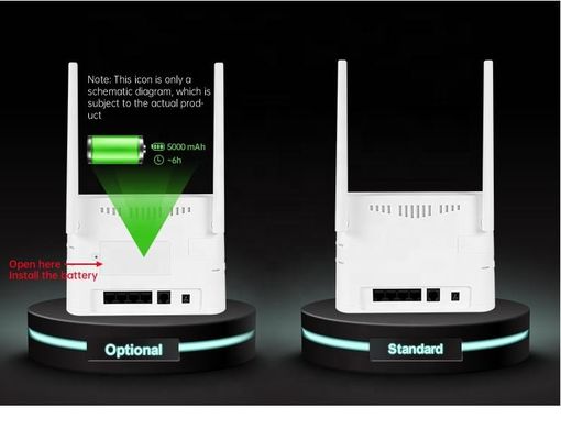 वायरलेस मोबाइल फाइबर ऑप्टिक मॉडेम राउटर संयोजन 4G हॉटस्पॉट LTE