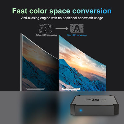 4K स्मार्ट X96 मिनी ओटीटी टीवी बॉक्स Android प्लेयर S905w4 2.4g 5g