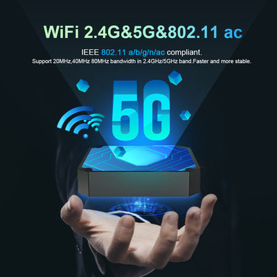 4K स्मार्ट X96 मिनी ओटीटी टीवी बॉक्स Android प्लेयर S905w4 2.4g 5g