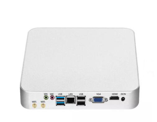 Ce-Leron 3205U I5 4200Y 4200U मिनी वर्कस्टेशन PC औद्योगिक कंप्यूटर सिस्टम DDR3L MSATA 4GB 64GB