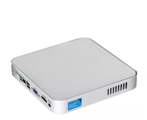 फैनलेस इंडस्ट्रियल मिनी वर्कस्टेशन पीसी क्वाड कोर J1900 I5 4200U I7 4500U 5500U 2955U
