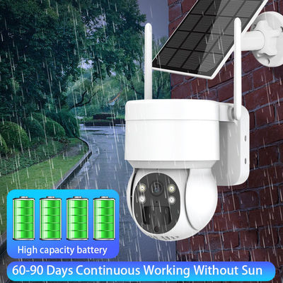 GSM Tuya सोलर डिजिटल CCTV स्मार्ट PTZ कैमरा सिम कार्ड के साथ
