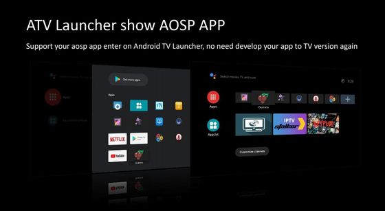 ODM वायरलेस स्मार्ट ओटीटी टीवी बॉक्स Android10.0 4K Google टीवी बॉक्स ATV बॉक्स