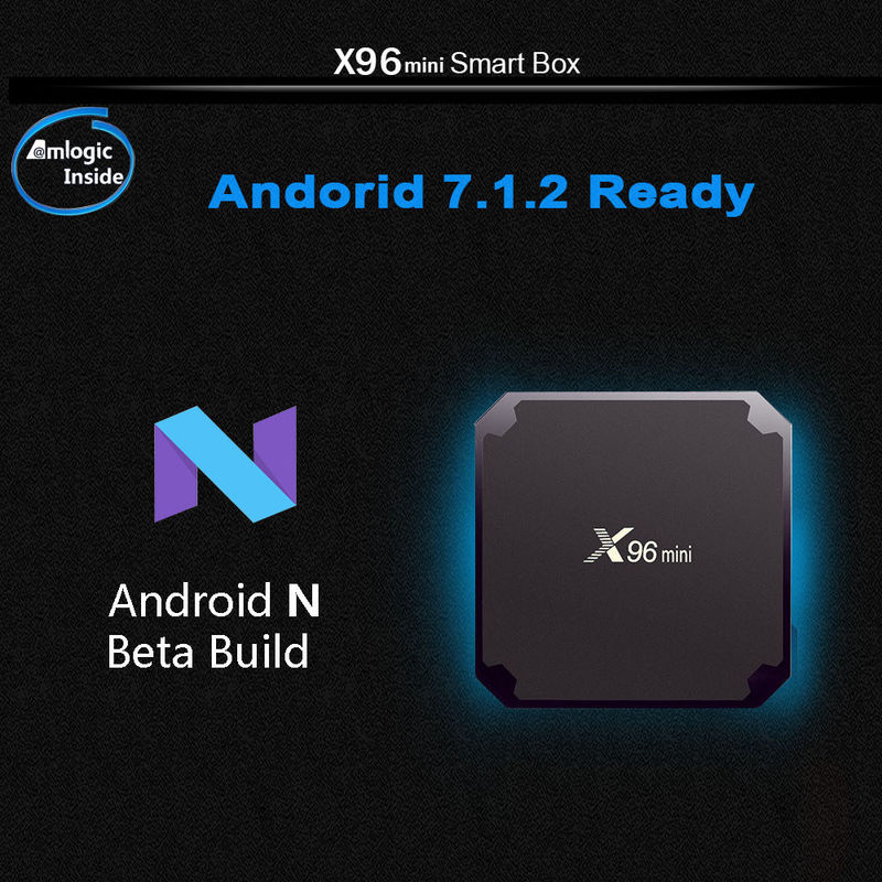 X96 मिनी Amlogic S905W क्वाड कोर OTT Android टीवी बॉक्स 2GB 16GB 2.4GHz WiFi Android 9.0