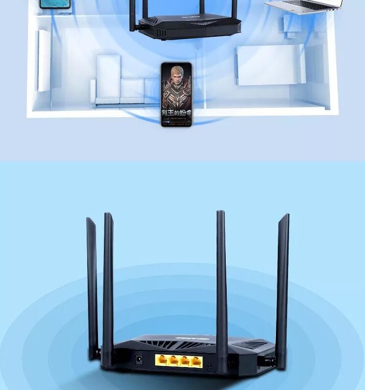 Gigabit वायरलेस ड्युअल सिम मोबाइल डेटा राउटर हॉटस्पॉट 900MHz ड्युअल कोर